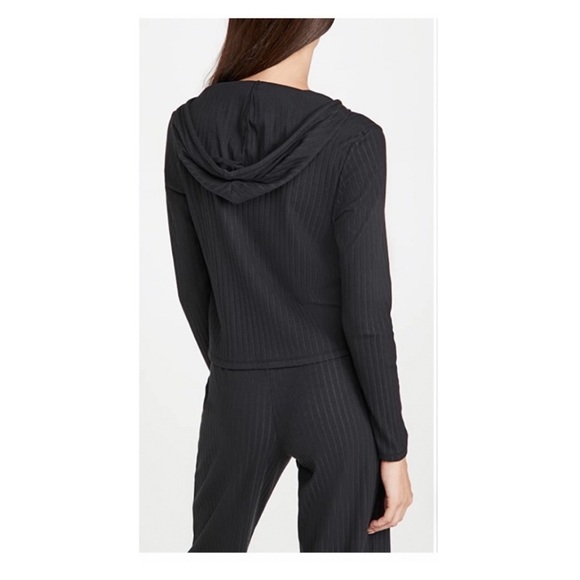Yummie Ribbed Lightweight Hoodie - Picture 4 of 8